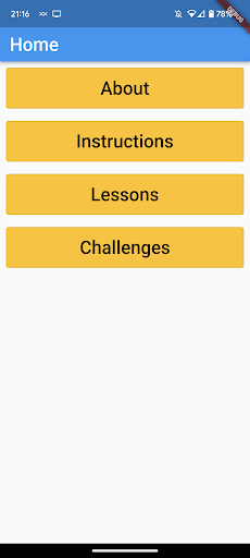 Android application Scripor Alphabet screenshort