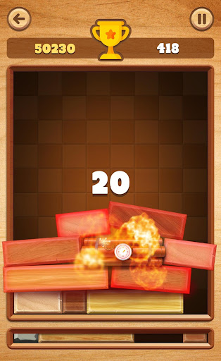 Slide Block  Wood Drop Blast