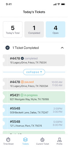 Android application Linklogiq Driver's Application screenshort