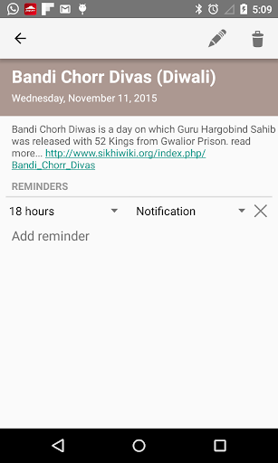 Everyday Business Calendar screenshot 3