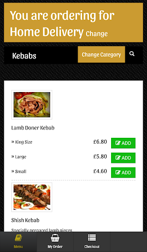 Keskins Takeaway Screen 3