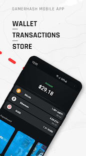 GamerHash mobile - bitcoin rewards for gamers
