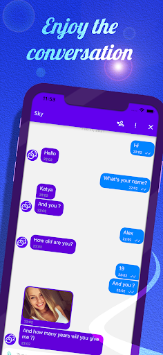 Sky - Anonymous Chat Roulette Screen 3