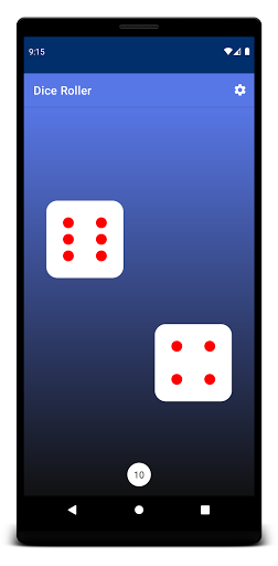 Dice Roller Screen 2
