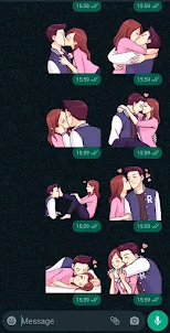 Couples stickers for whatsapp