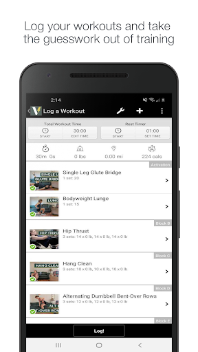 Vector Strength Training Screen 2
