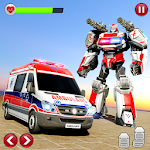 Cover Image of 下载 Ambulance Robot Car Transform: War Robot Games 1.0.10 APK