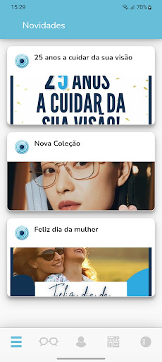 Android application Clinica Visão - Centro Óptico screenshort