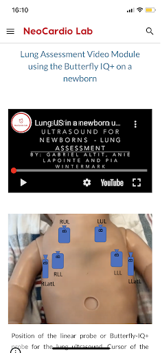 Android application NeoCardioLab screenshort
