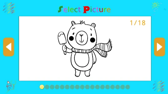 Draw animal Coloring