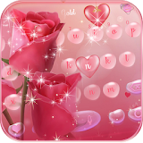 Waterdrop Rose Theme Keyboard icon