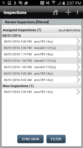 Yardi Inspection Mobile Screen 2