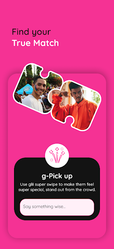 Glii- Quirky. Queer. Dating. Screen 2
