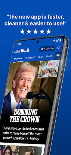 Screenshot of Daily Mail: Breaking News