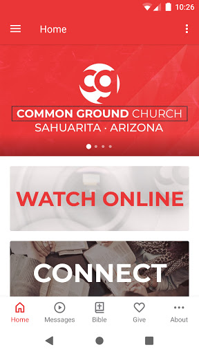 Android application Common Ground Church Sahuarita screenshort