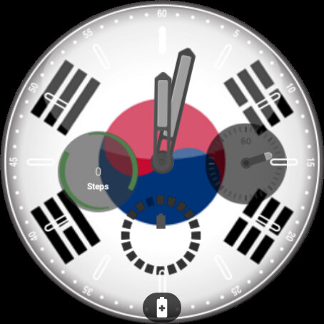 South Korea Flag Watchface - 1.0.0 - (Android)