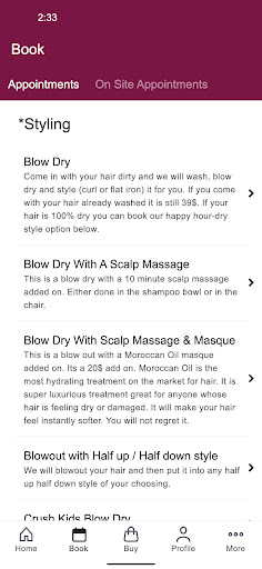 Crush Beauty Bar Screen 3