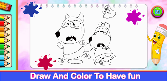 coloring wolfo book