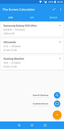 The Screen Calculator Screenshot