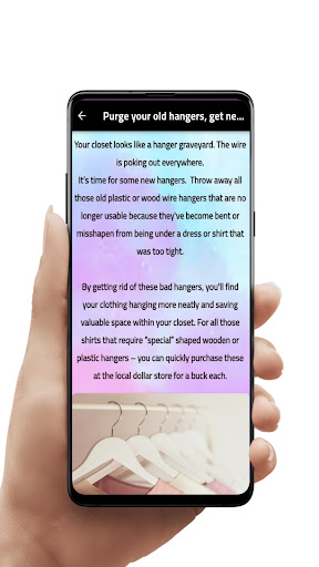How to organais your closet Screen 2