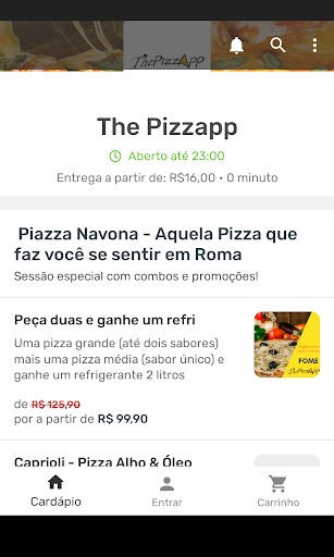 The Pizzapp Screen 2