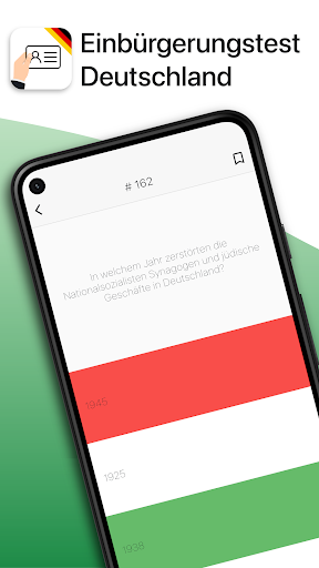 Android application Einbürgerungstest Deutschland screenshort