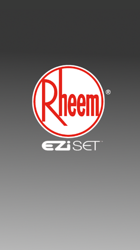 Android application Rheem EZI SET Smartphone Tempe screenshort
