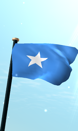 Android application Somalia Flag 3D Free Wallpaper screenshort