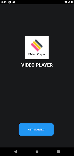 Android application Video Player screenshort