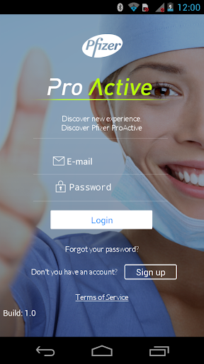 Android application Pfizer ProActive PE screenshort