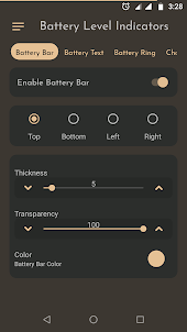 Battery Indicators Animations