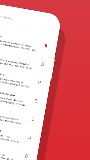 Medical Terms Dictionary Screen 2