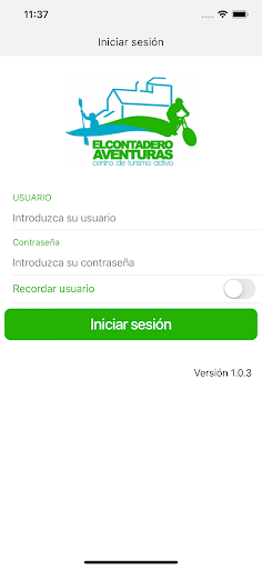 Android application Contadero screenshort