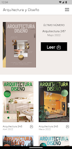 Captura de Pantalla 1 Arquitectura y Diseño Revista android