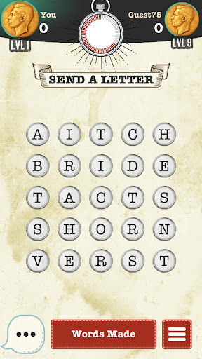 GridWordz Screen 2