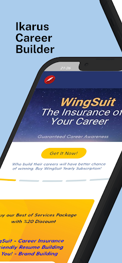 Android application Ikarus Career Builder screenshort
