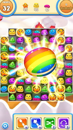 Macaron Pop : Sweet Match 3 - Screenshot 1