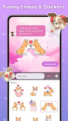 Messenger SMS - Color Messagesのおすすめ画像2
