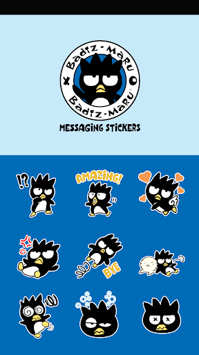 Android application Badtz-Maru Stickers screenshort
