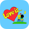 Love is - images and quotes icon