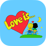 Love is - images and quotes icon