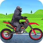 Cover Image of 下载 Wild Animal Racing-Motorbike 3D Stunts Game 1.0 APK