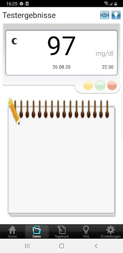 Android application GluceoPro screenshort