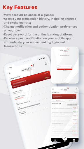 AfrAsia Mobile Banking Screen 3