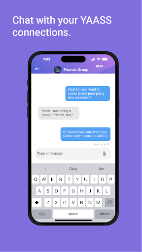 YAASS - Privacy.Social.Network Screen 2