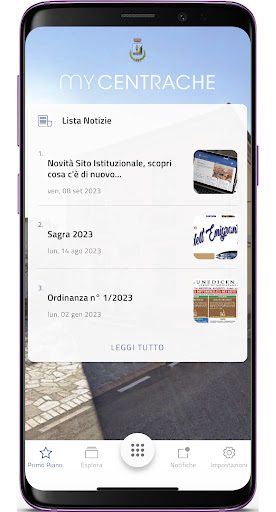 MyCentrache Screen 2