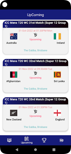 Cricket Live Scores