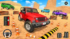 Offroad Jeep Car parking games - Screenshot 4