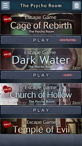 Android application Escape Game - The Psycho Room screenshort