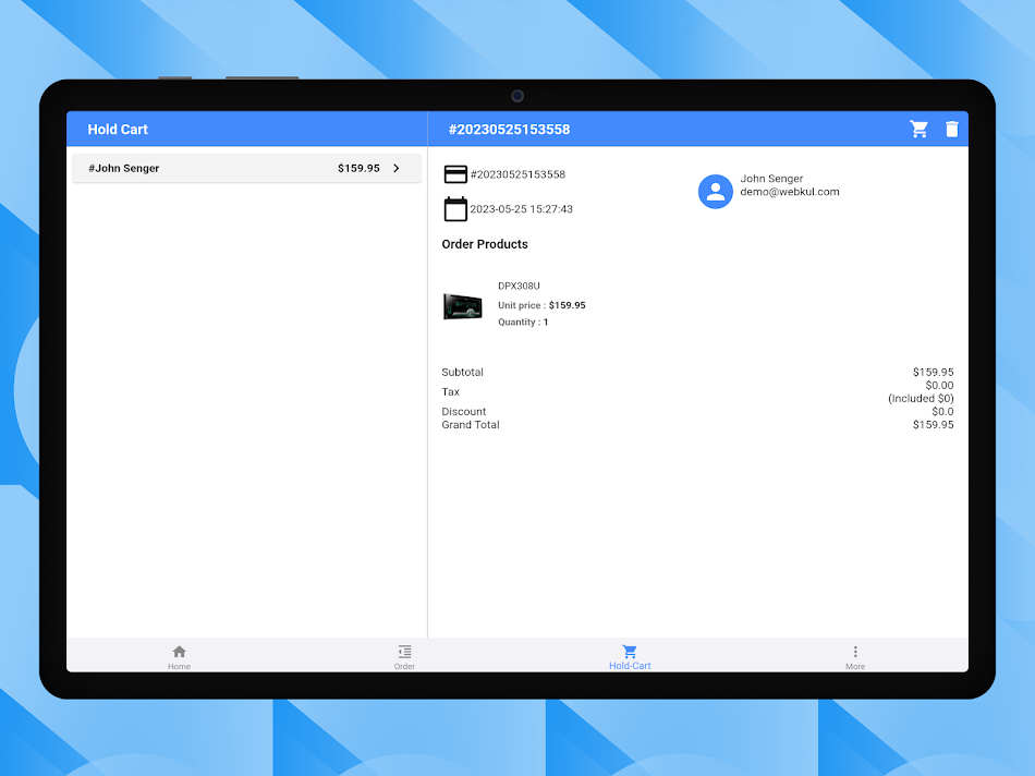 #5. Cs-Cart POS (Point of Sale) (Android) 作者: Webkul